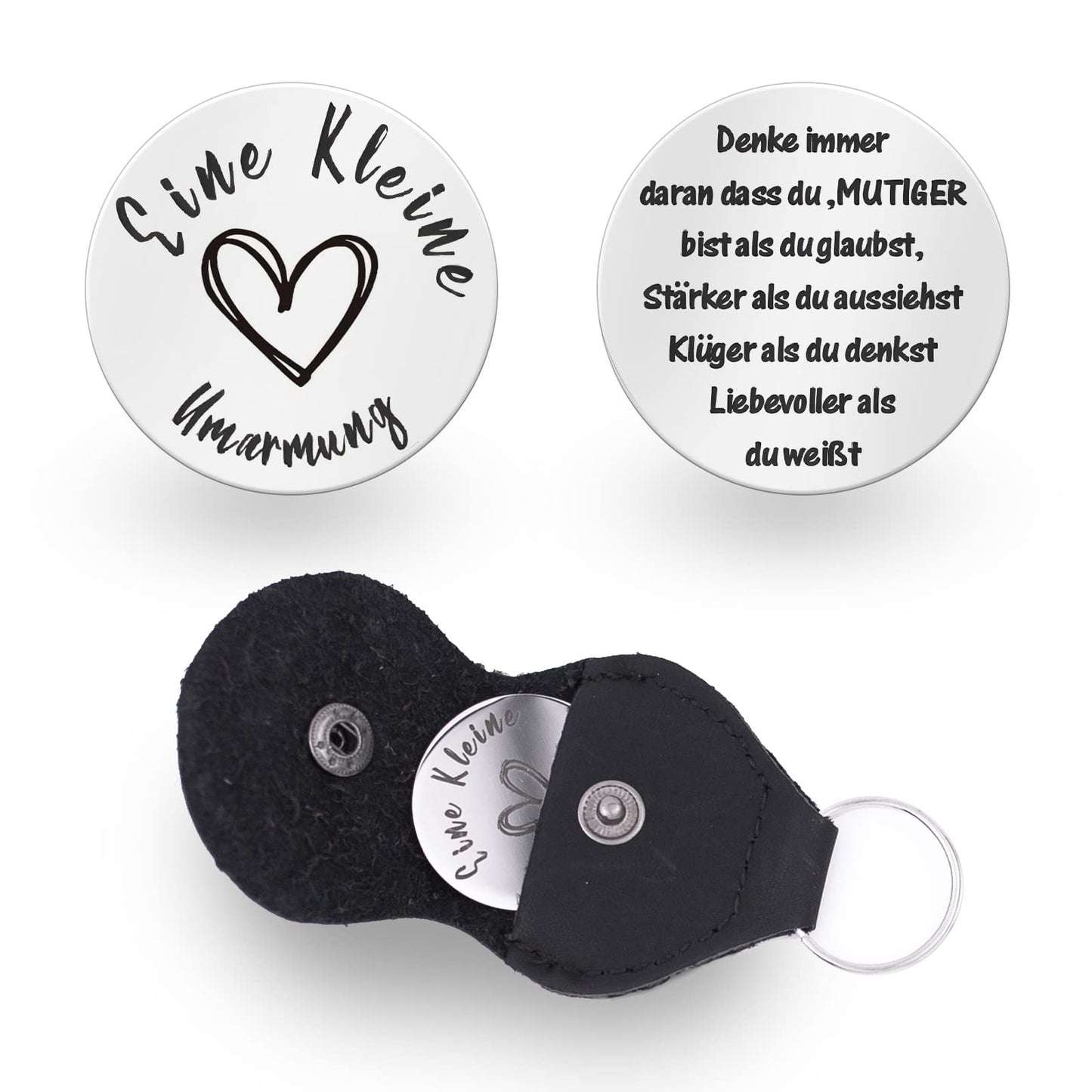 qingmeng Eine Kleine Umarmung, Pocket Hug Kleiner Glücksbringer, Gute Besserung Geschenke, Mutmacher Geschenk, Glücksbringer Prüfung