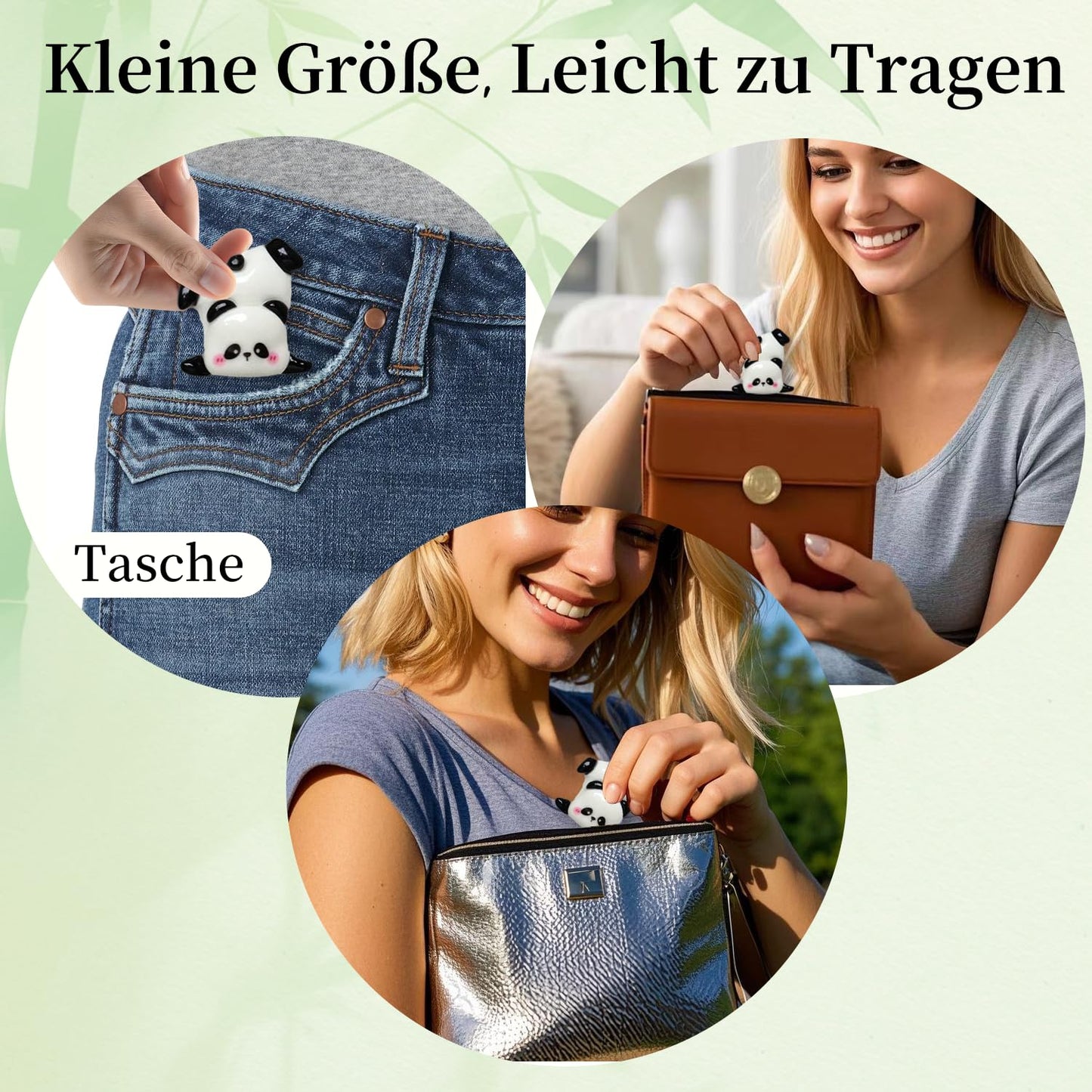 Pocket Hug Panda Glücksbringer Panda Pocket Hug Kleine Geschenk für Frauen Aufmunterung Geschenke Trost Geschenke Pocket