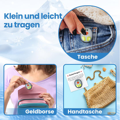 GADITIEK Pocket Penguin Hug, Taschenumarmung Niedlich Eine Taschen Pinguin Umarmung mit Ermutigend Grußkarte