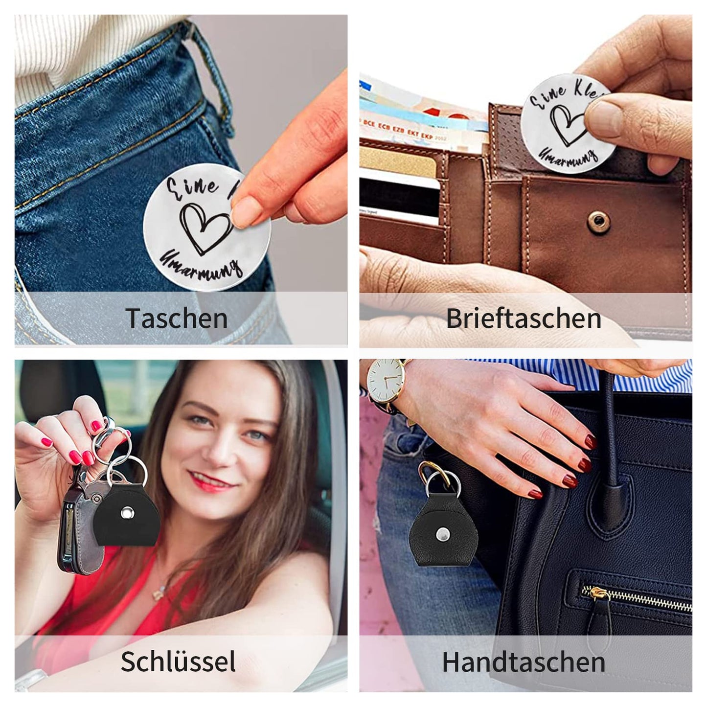 qingmeng Eine Kleine Umarmung, Pocket Hug Kleiner Glücksbringer, Gute Besserung Geschenke, Mutmacher Geschenk, Glücksbringer Prüfung
